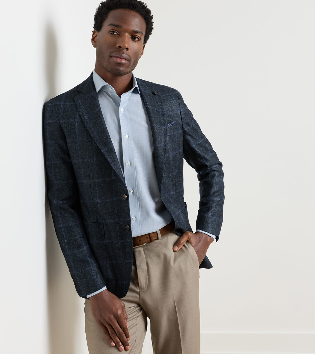 Hughes Windowpane Blazer in PINE BROOK - Alternate Image 5