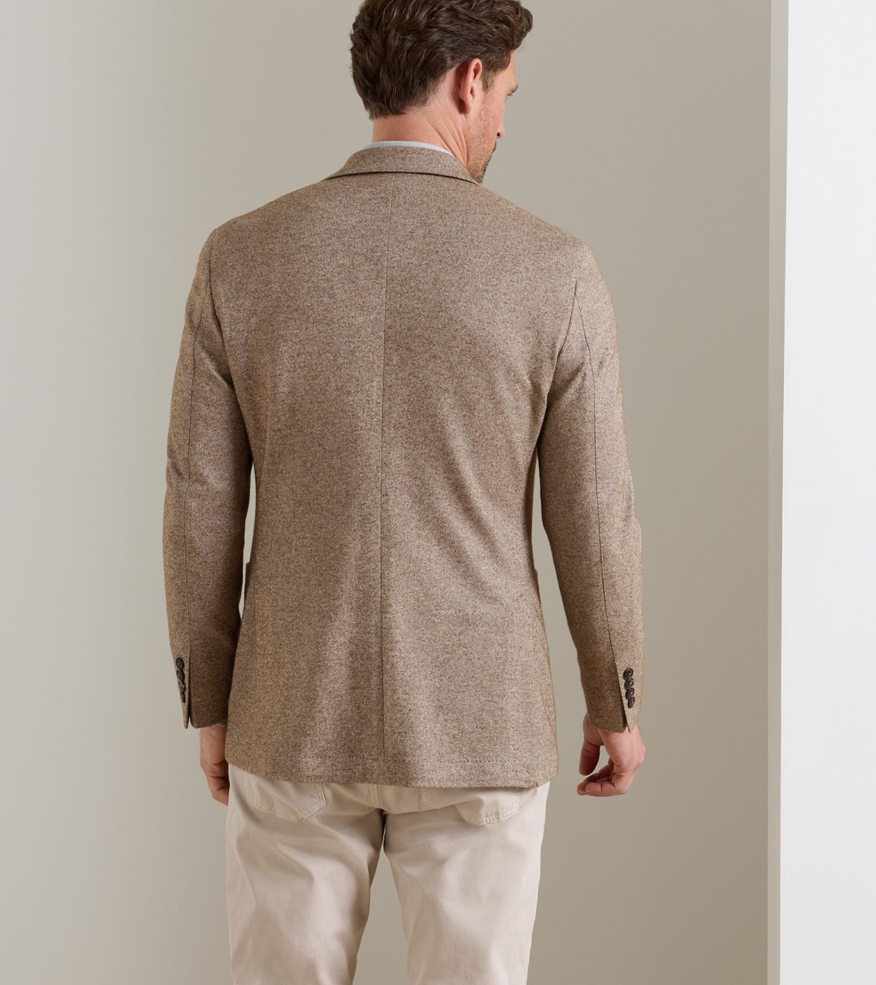 Lancaster Knit Blazer in LIGHT MOCHA - Alternate Image 2