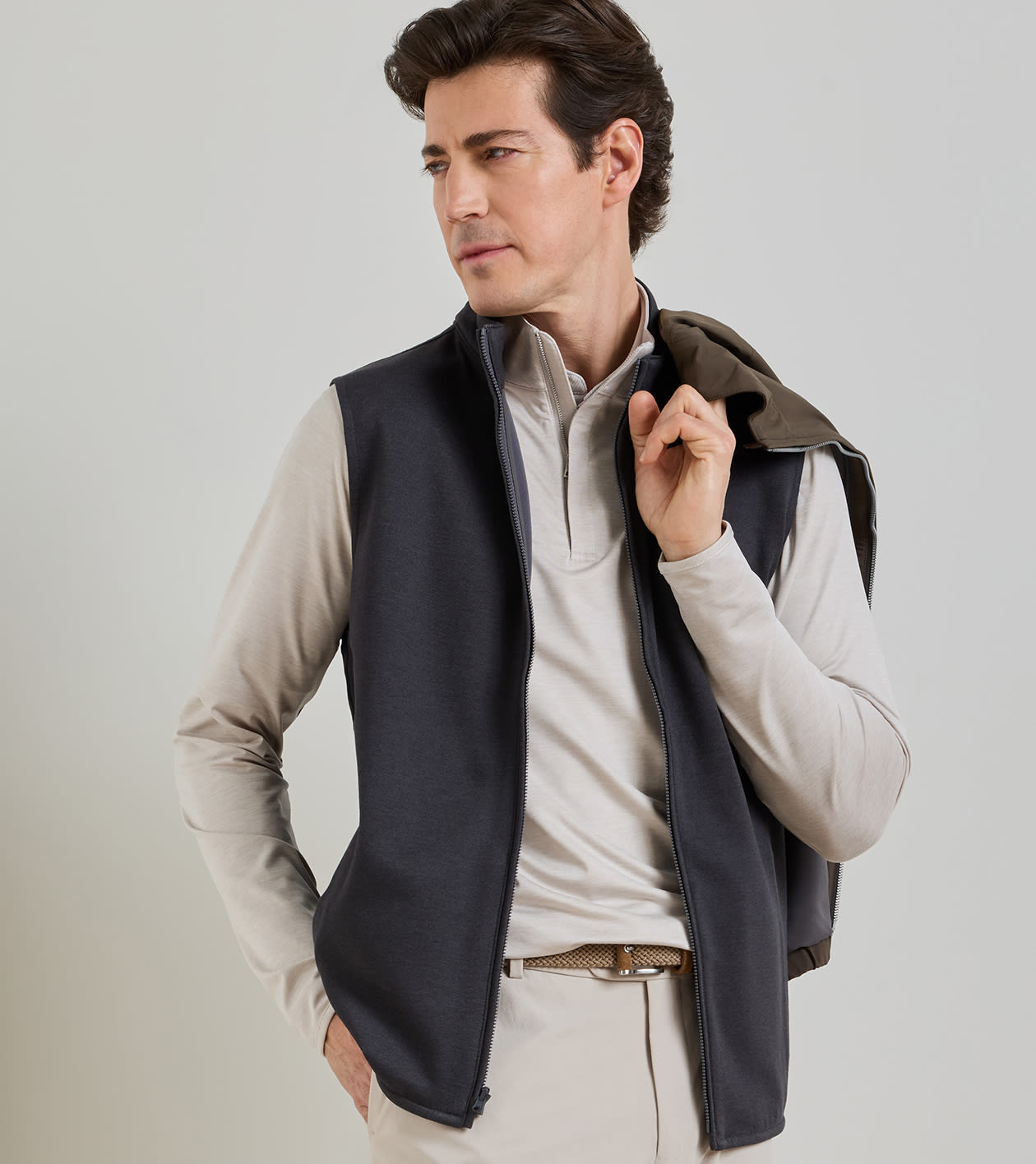 Ryder 3-In-1 Jacket in ASH BROWN - Alternate Image 4
