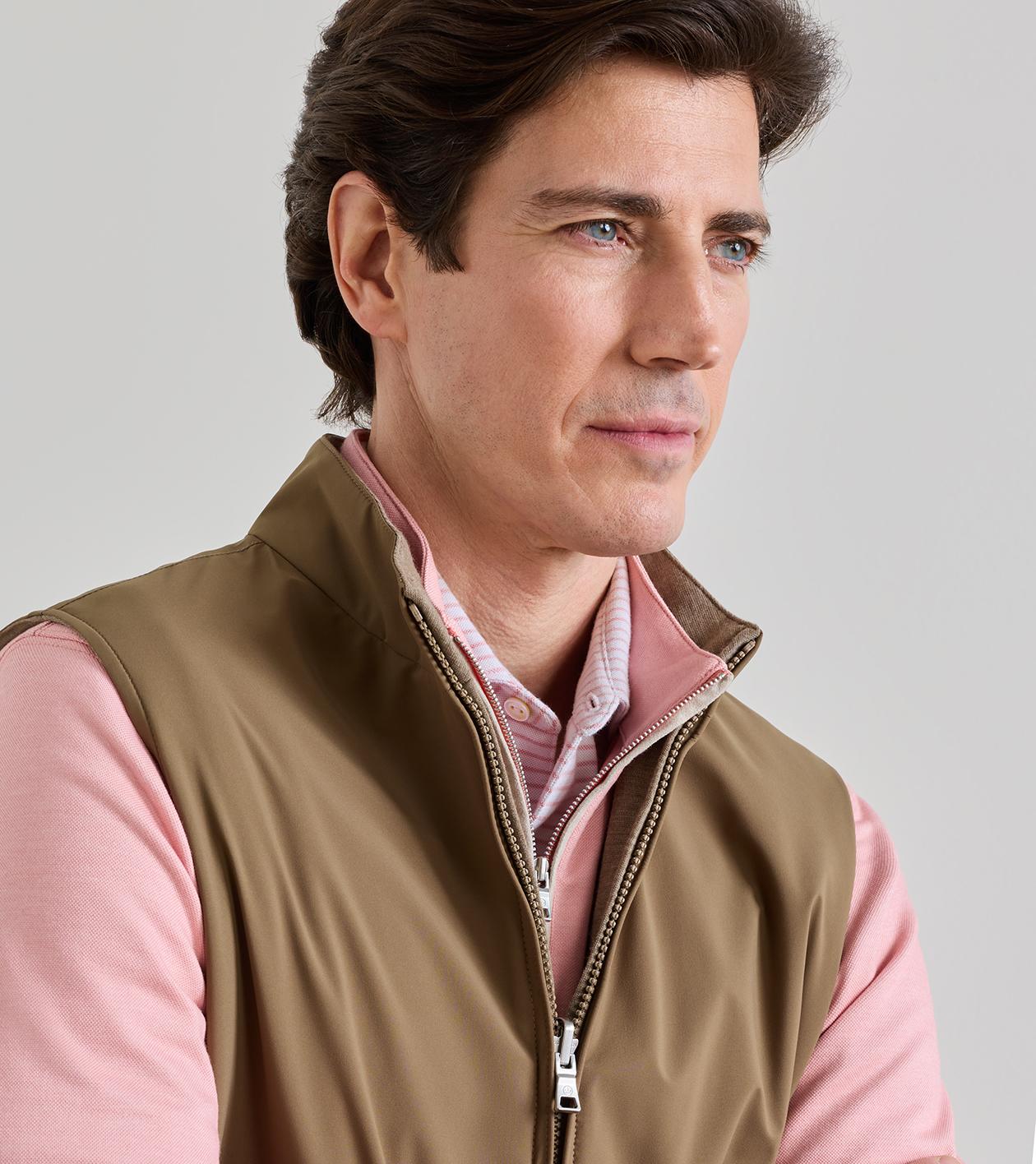 Ryder Reversible Gilet in LIGHT MOCHA - Alternate Image 5