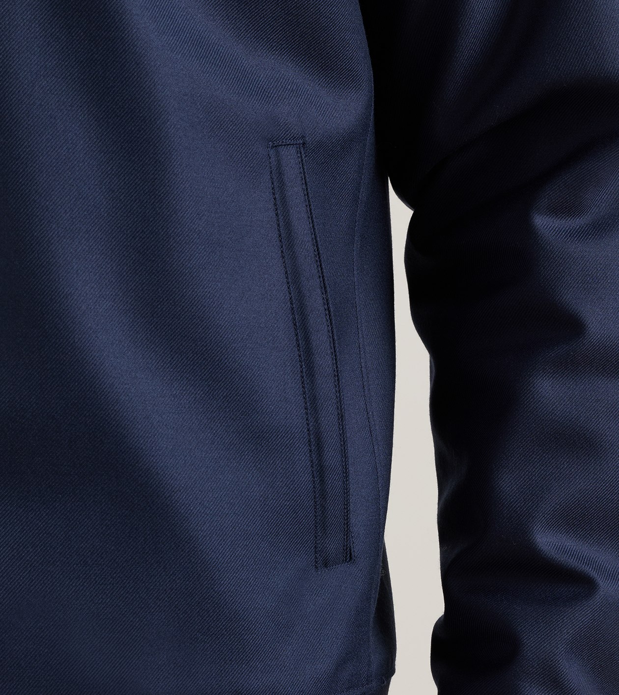 Odyssey Twill Bomber in Navy - Alternate Image 3