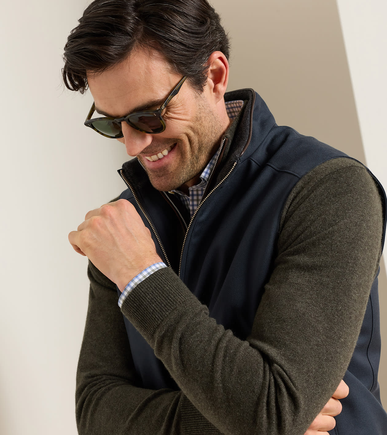 Odyssey Twill Vest in IRIDIUM - Alternate Image 4