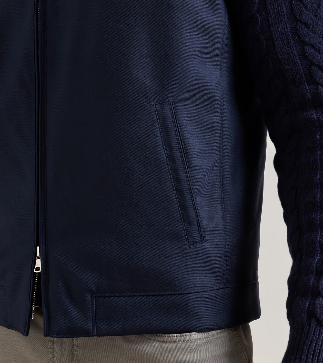 Odyssey Twill Vest in Navy - Alternate Image 3