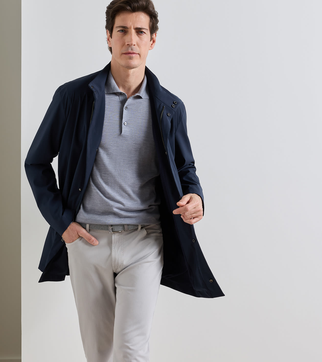 Madison City Coat in Navy - Alternate Image 1