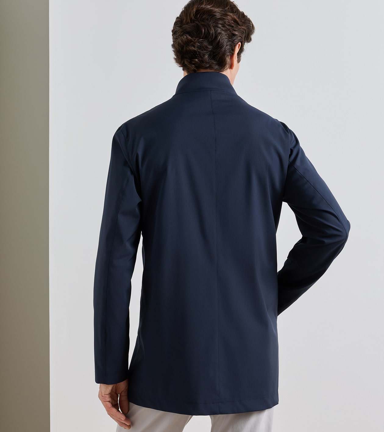 Madison City Coat in Navy - Alternate Image 2