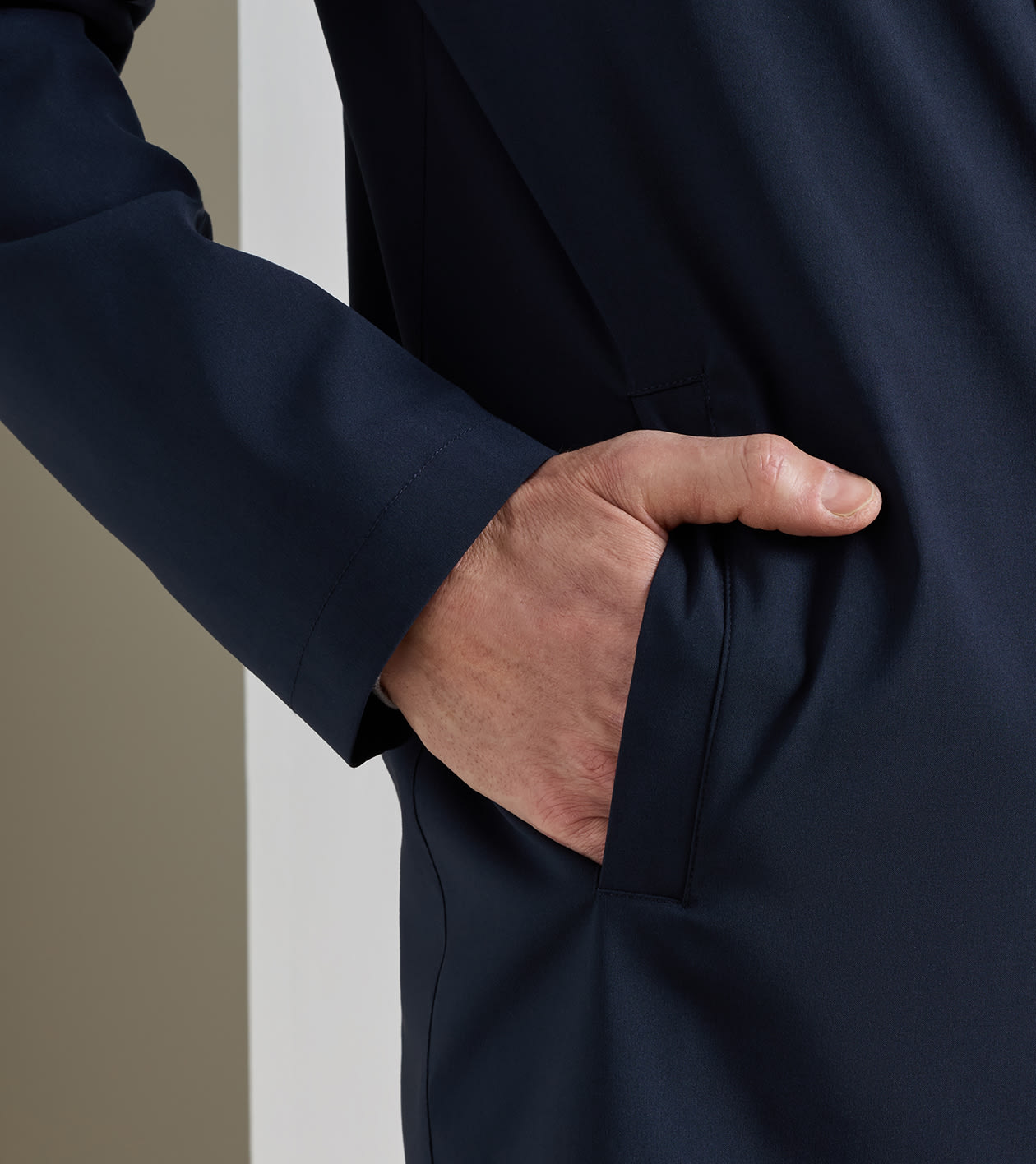 Madison City Coat in Navy - Alternate Image 3