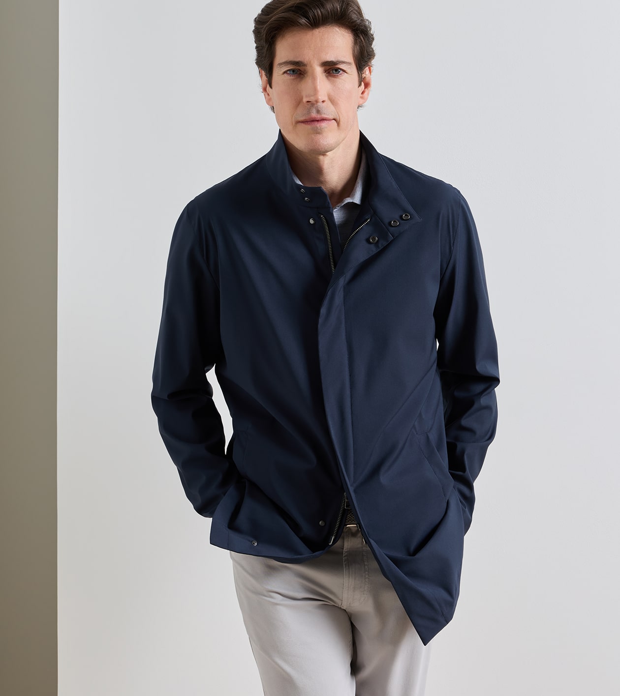 Madison City Coat in Navy - Alternate Image 4