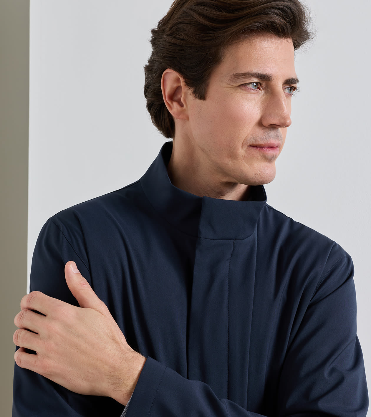 Madison City Coat in Navy - Alternate Image 5