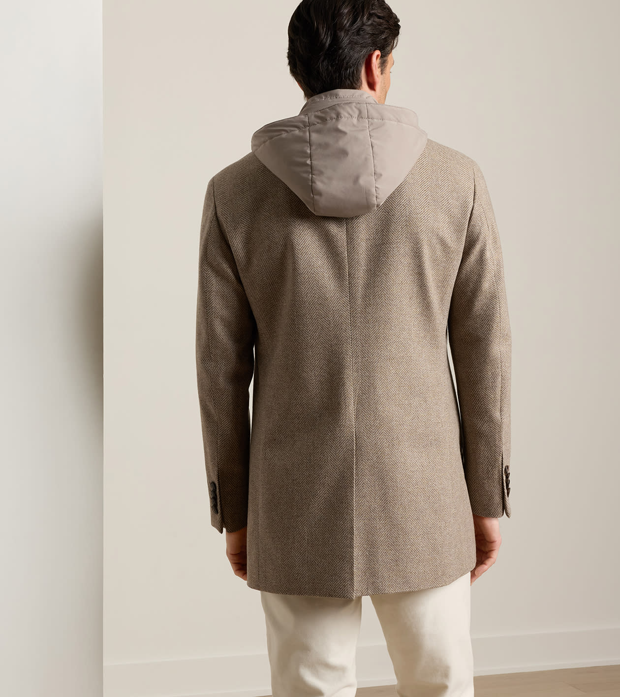 Oxford City Coat in LIGHT MOCHA - Alternate Image 2