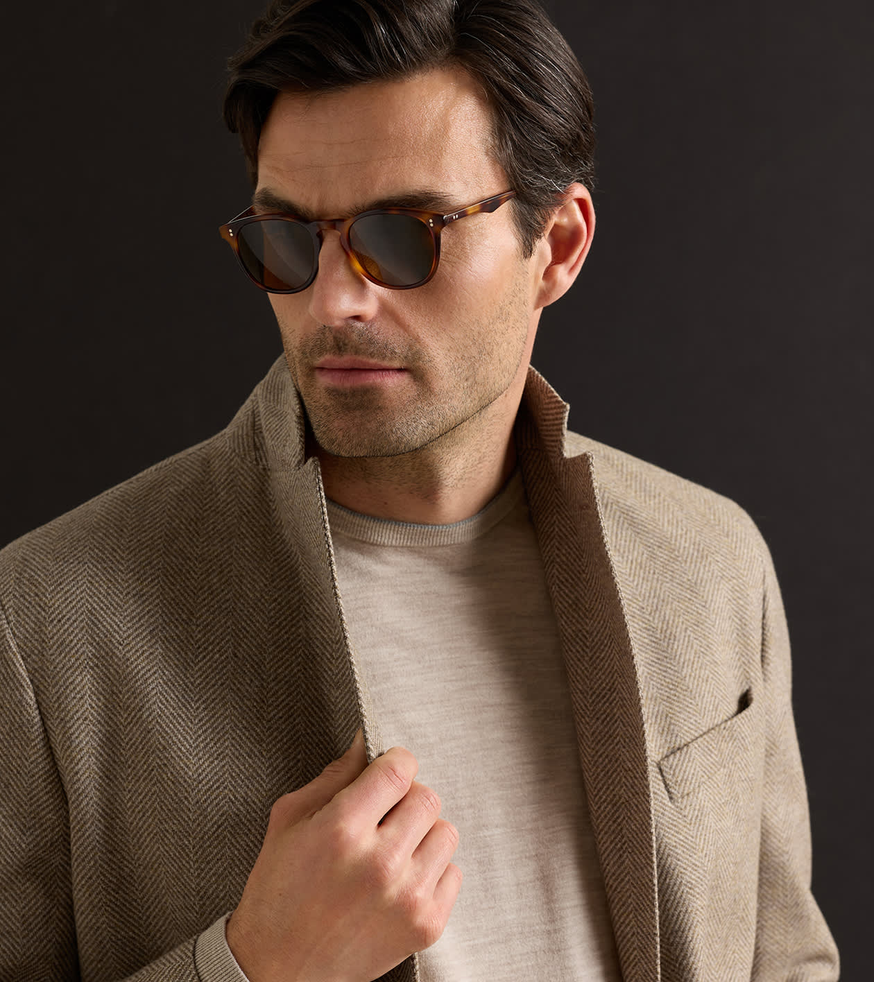 Oxford City Coat in LIGHT MOCHA - Alternate Image 5