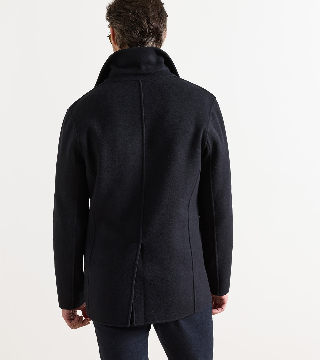 Arlington Peacoat in Dark Navy - Alternate Image 2
