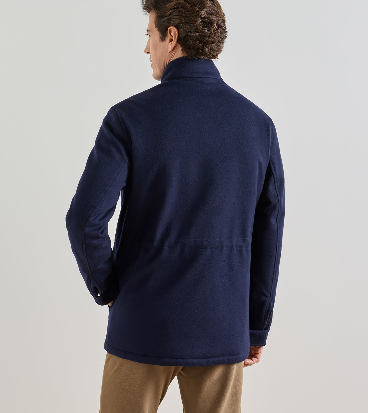 Tempest Wool Coat in Navy - Alternate Image 2