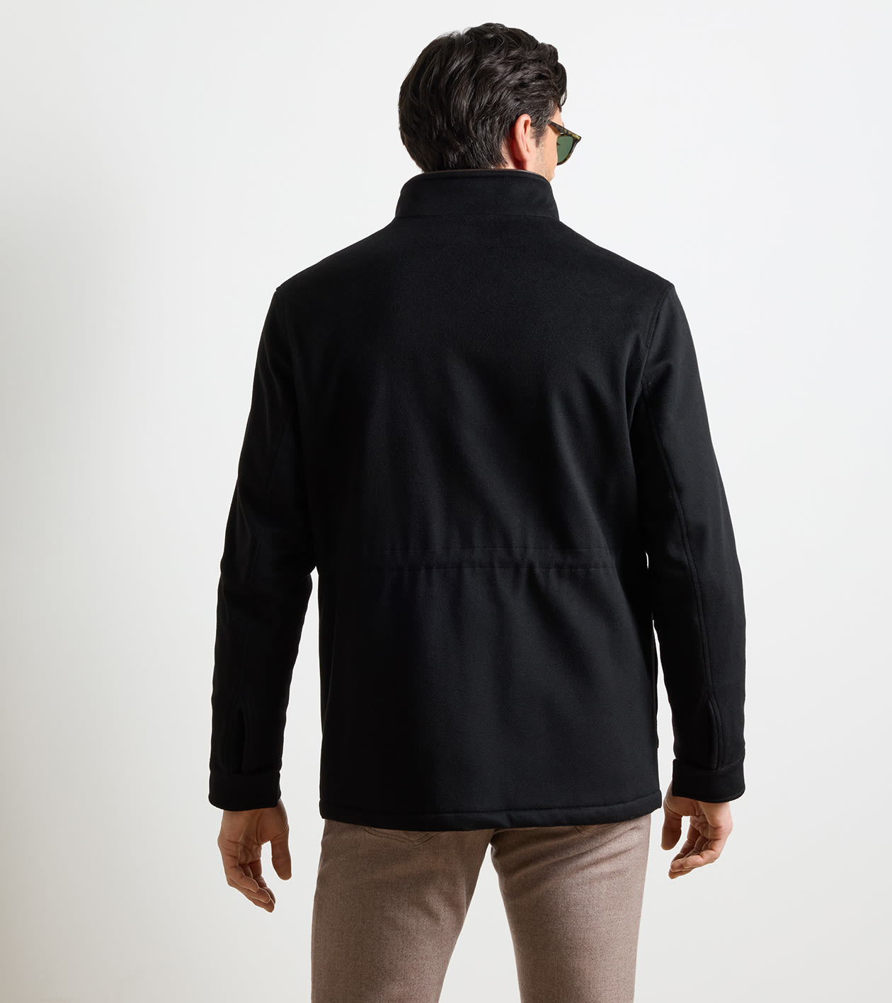 Tempest Cashmere Coat in Black - Alternate Image 2