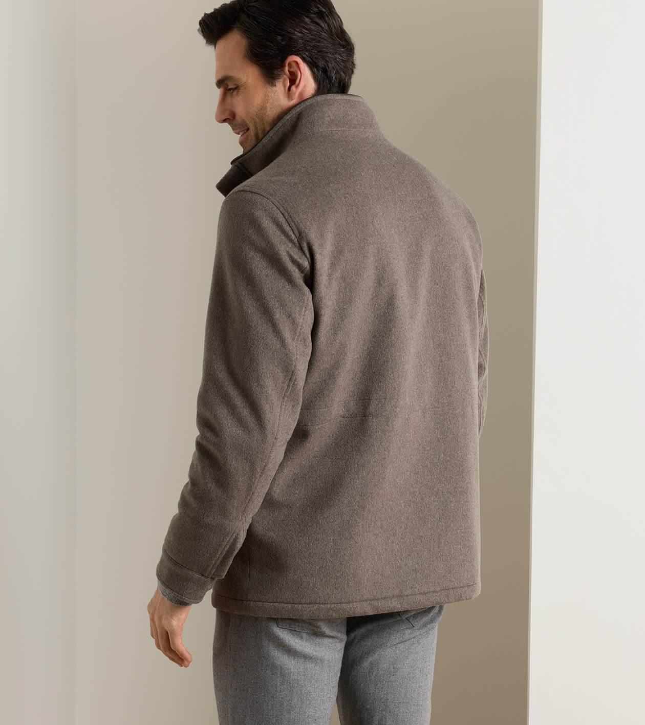 Tempest Cashmere Coat in FAWN - Alternate Image 2