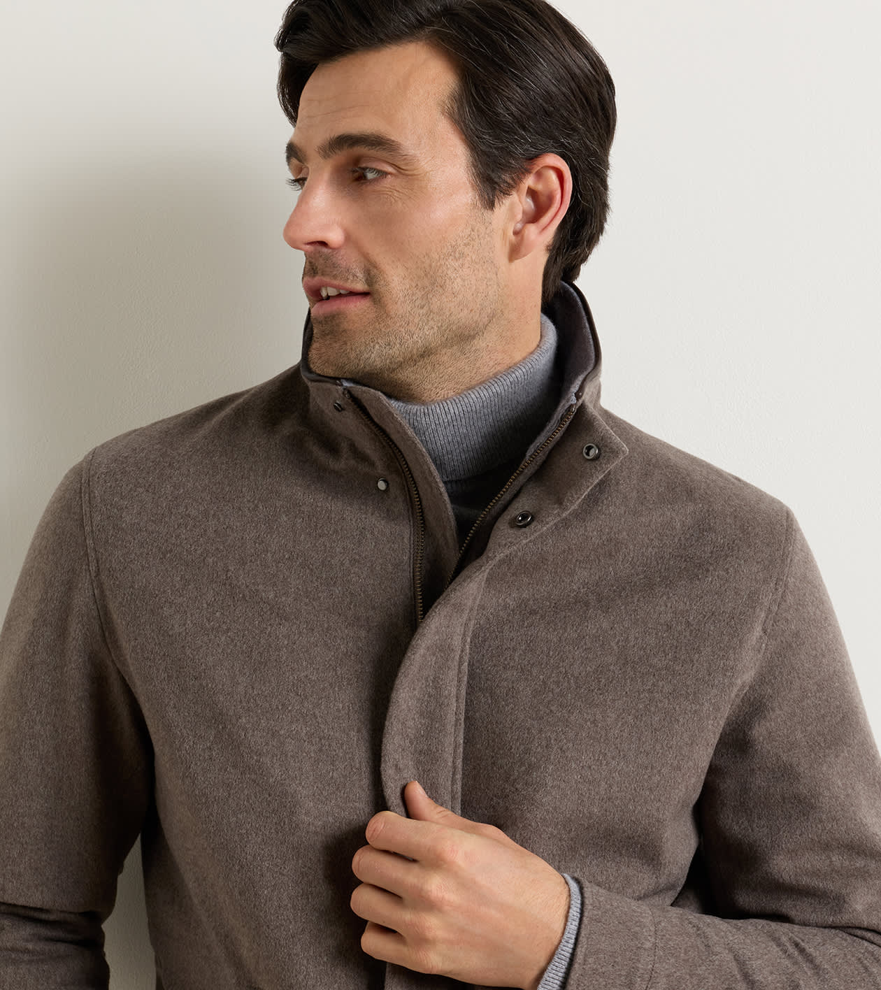Tempest Cashmere Coat in FAWN - Alternate Image 4