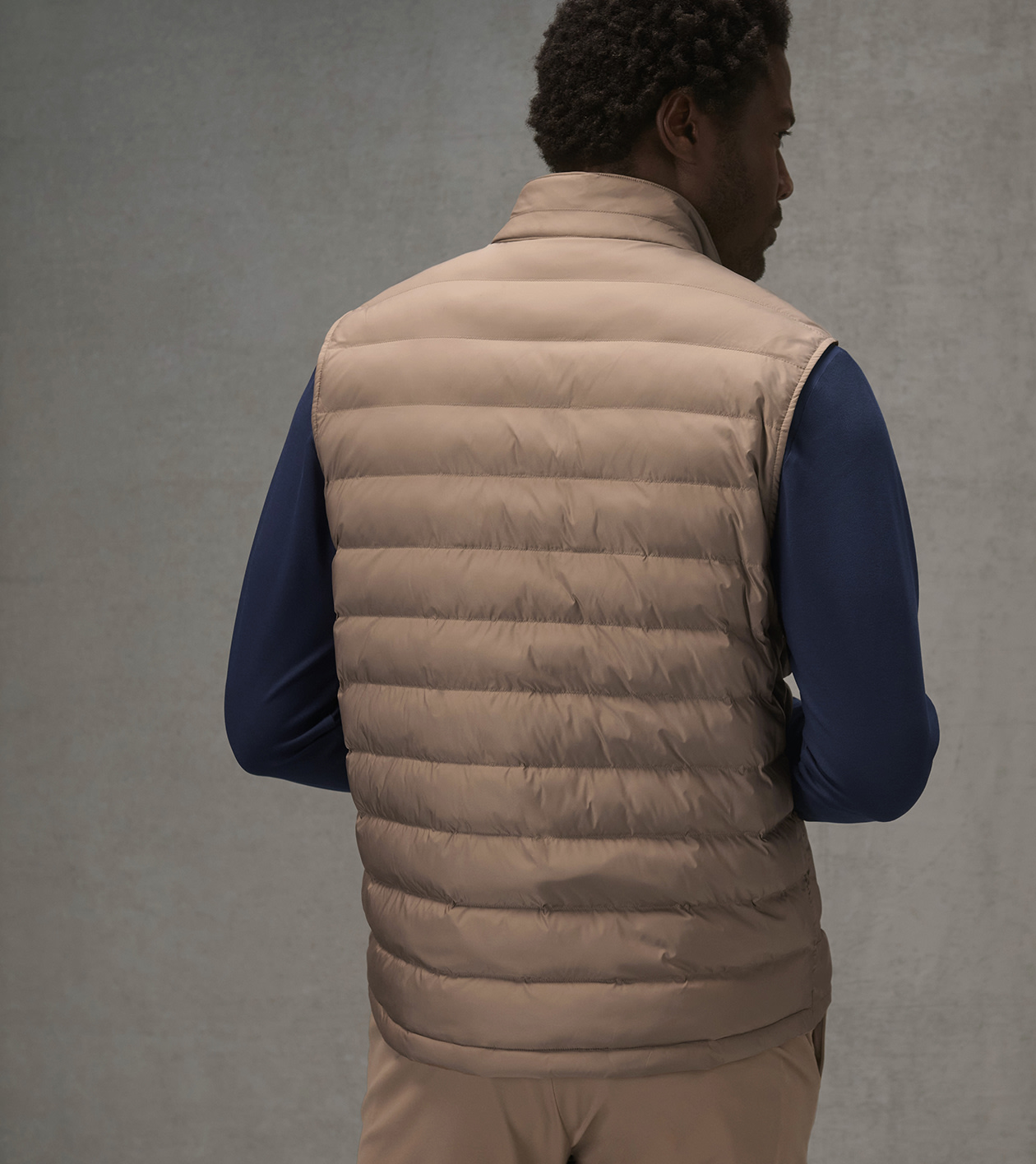 Pursuit Quilted Vest in BISCOTTI - Alternate Image 2