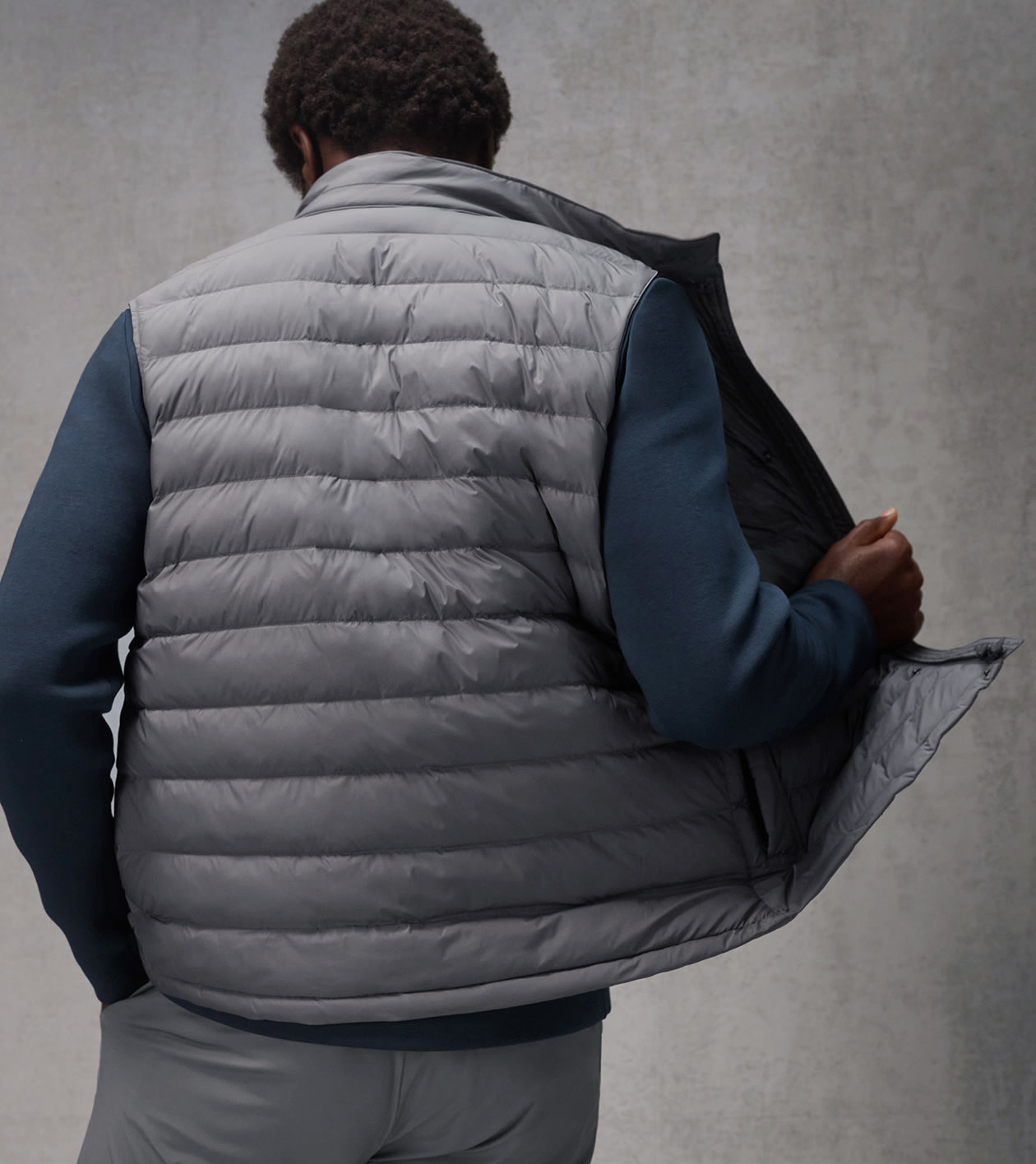Pursuit Quilted Vest in CITYSCAPE - Alternate Image 5