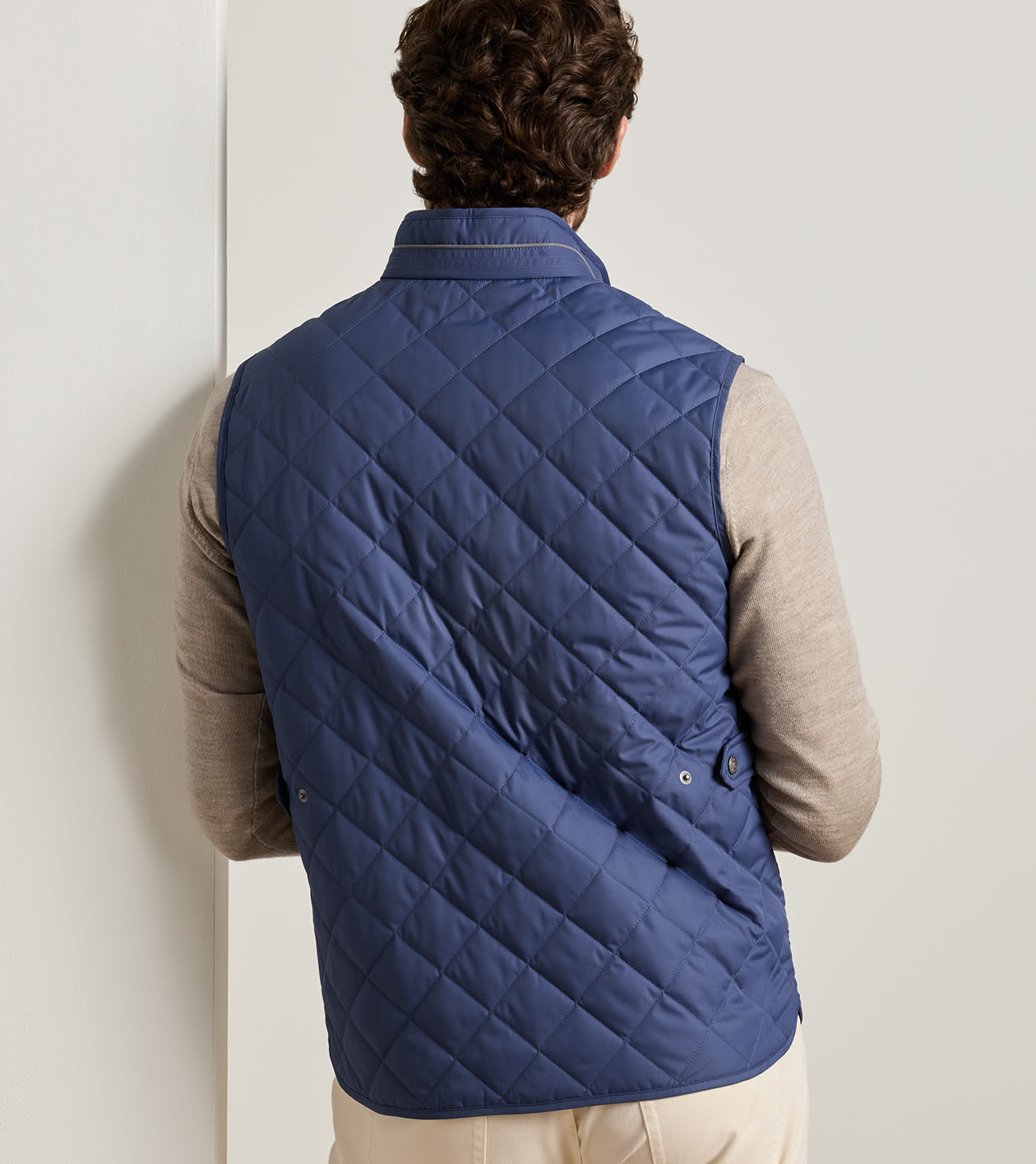 Essex Vest in CROWN BLUE - Alternate Image 2