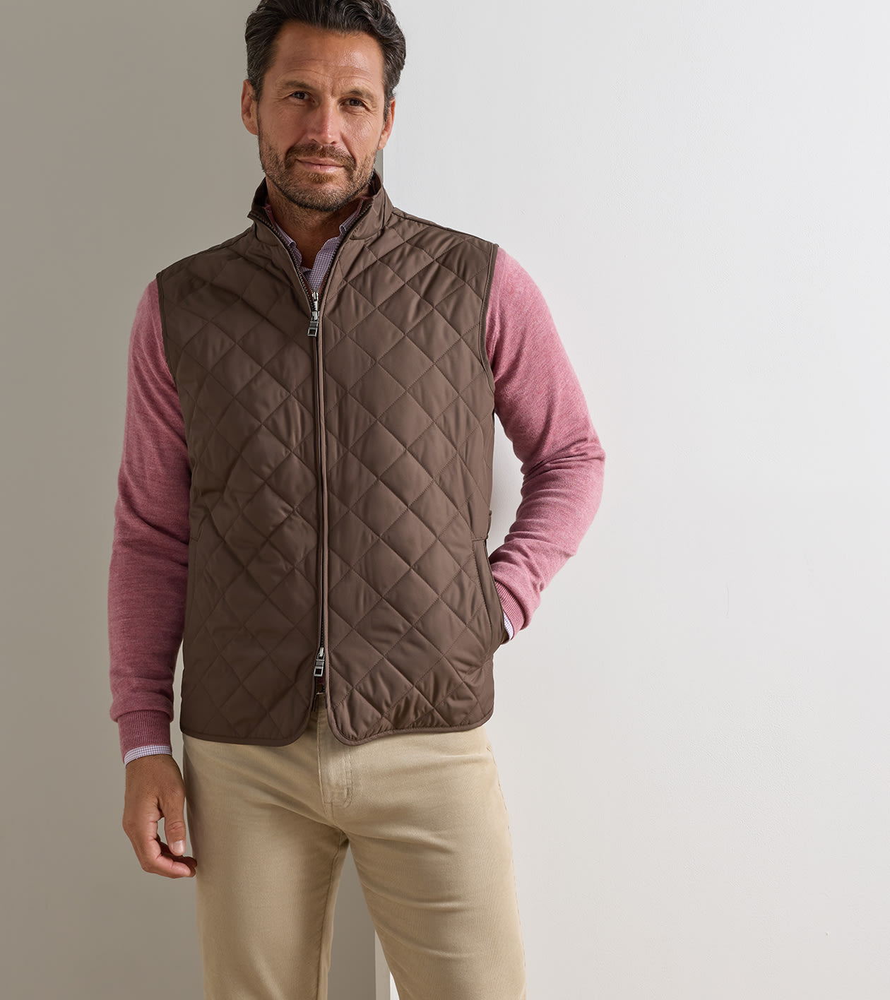 Essex Vest in FRENCH PRESS - Alternate Image 1