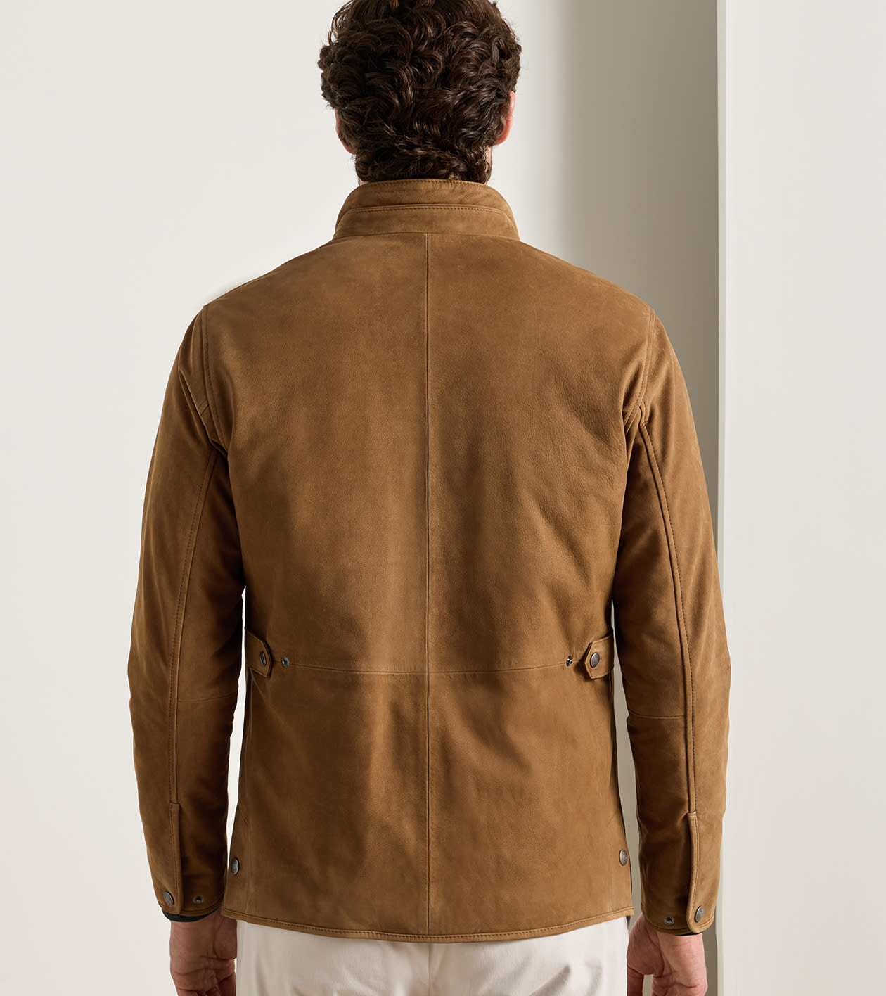 Norwalk Nubuck Coat in Dark Amber - Alternate Image 2