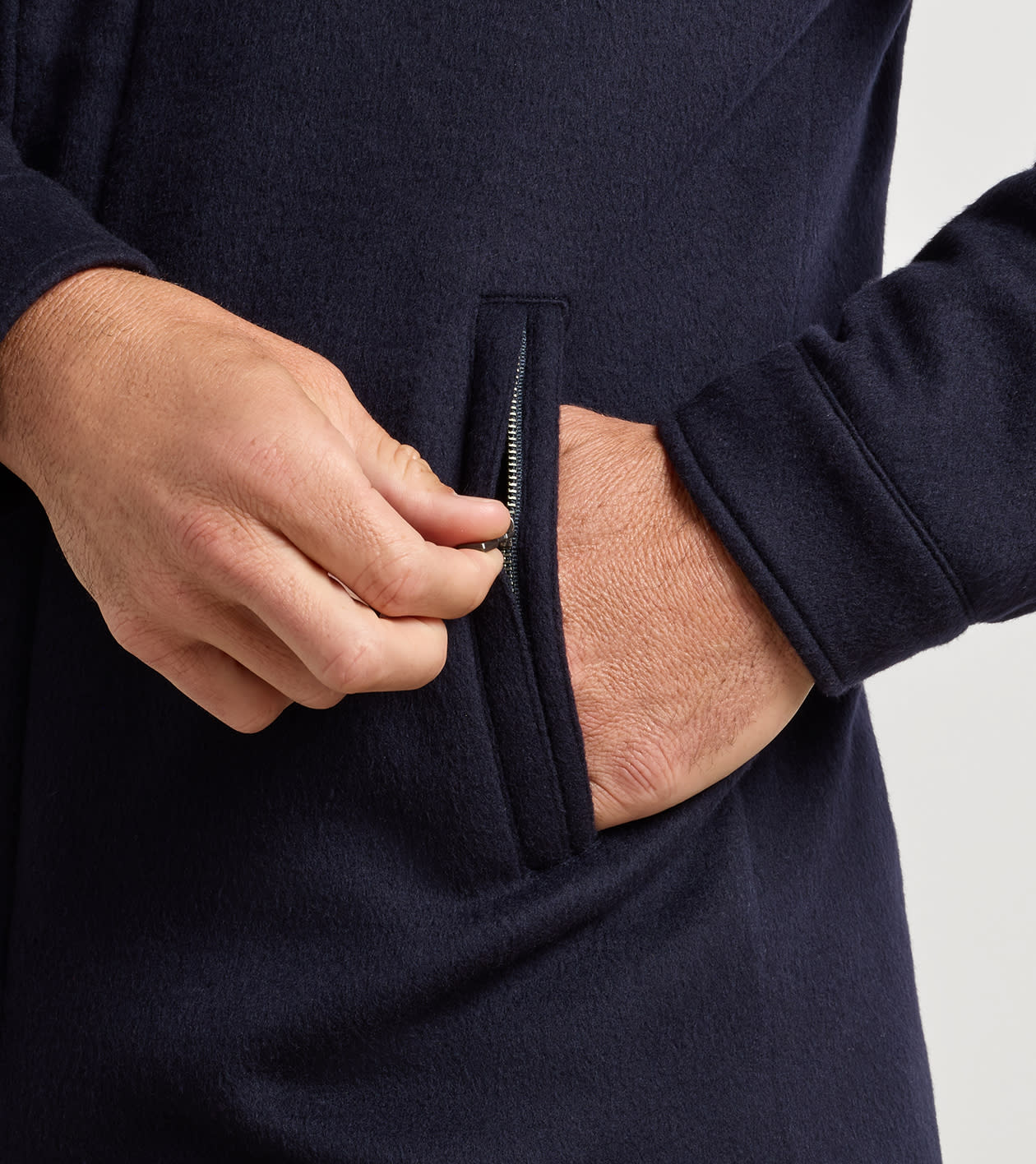 Crown Flex Merino City Coat in Navy - Alternate Image 3