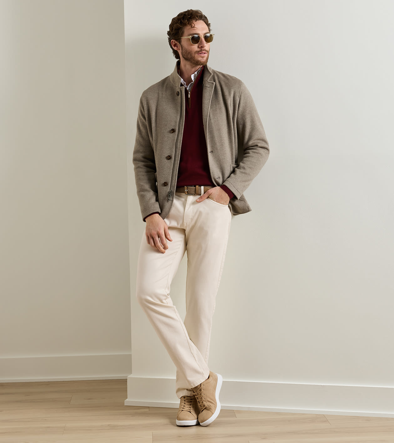 Crown Flex Merino Blazer in Grain - Alternate Image 1