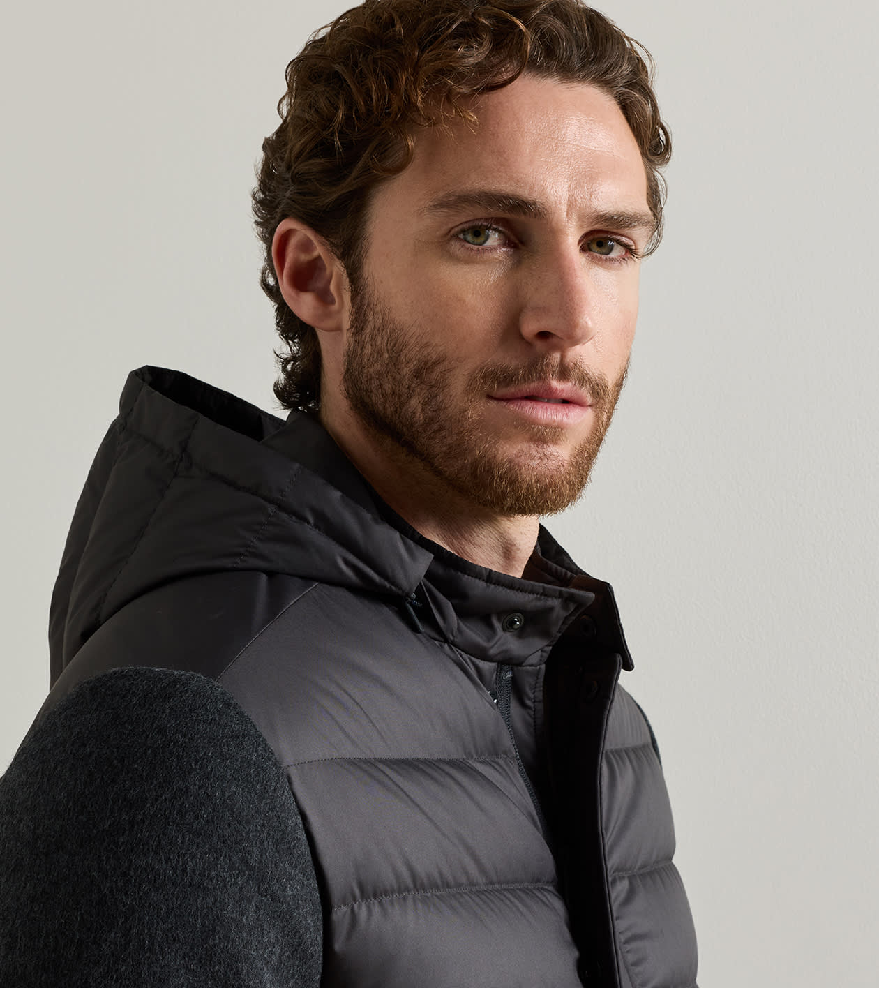 Crown Flex Merino Hybrid Jacket in IRIDIUM - Alternate Image 4