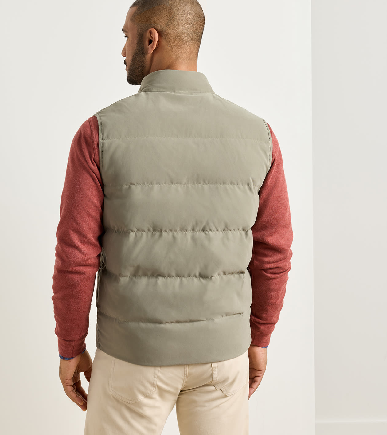 Bedford Quilted Vest in FATIGUE - Alternate Image 2