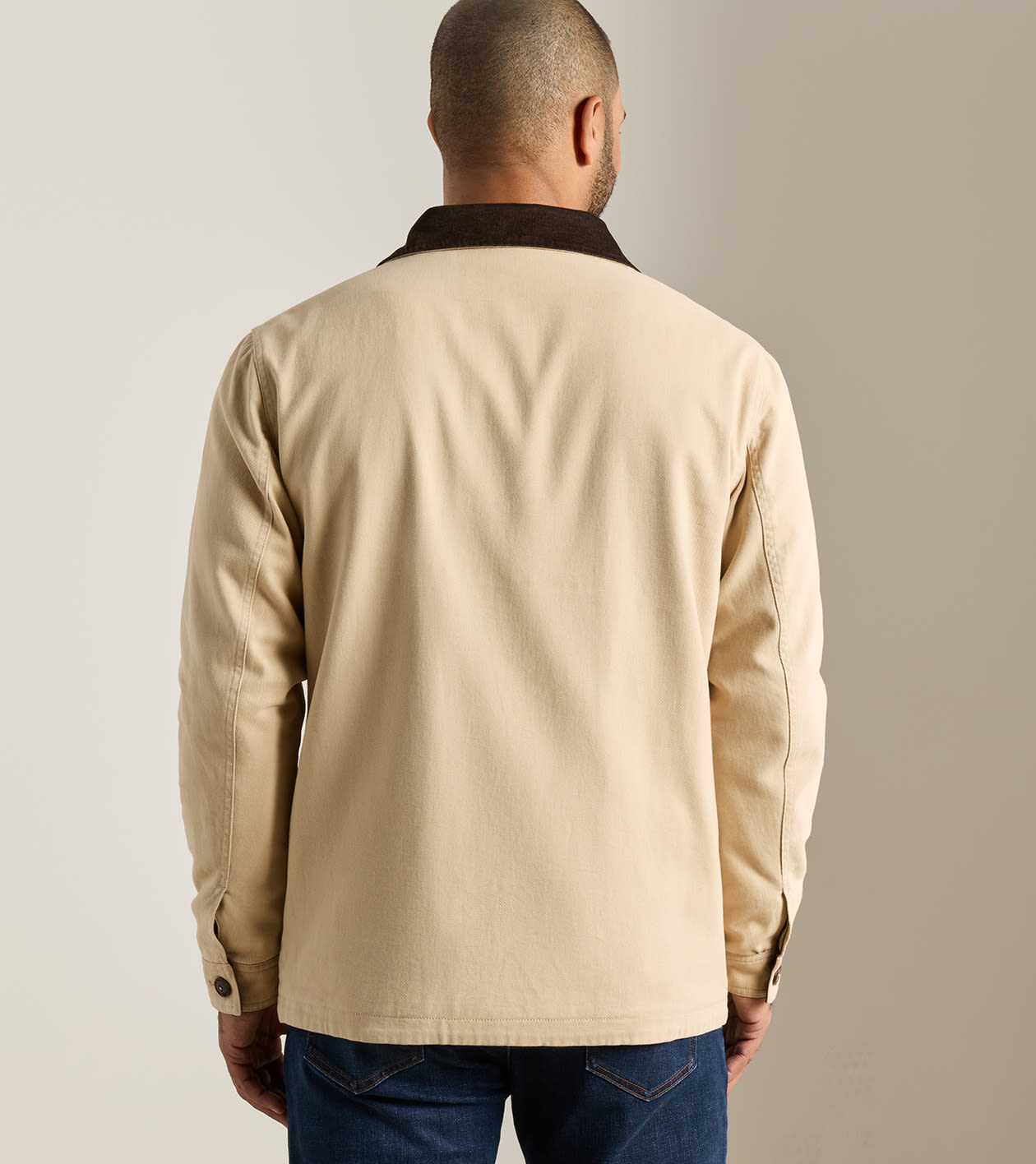 Chatham Cotton Cashmere Coat in Sand - Alternate Image 2