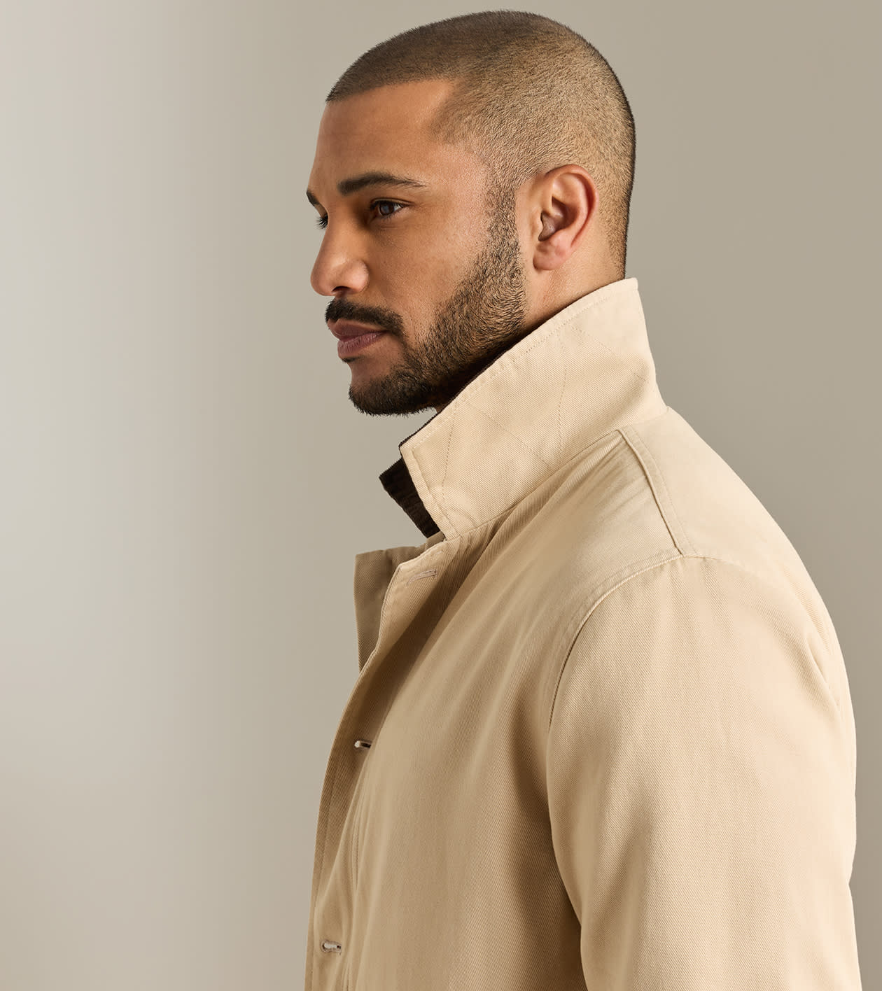 Chatham Cotton Cashmere Coat in Sand - Alternate Image 4