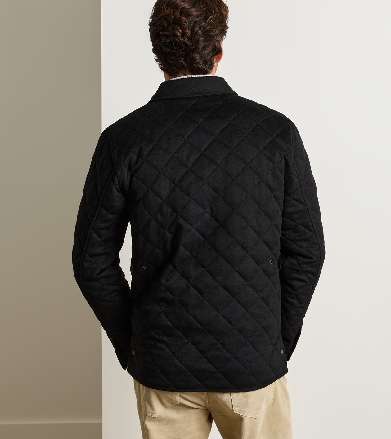 25th Anniversary Cashmere Suffolk Jacket in Black - Alternate Image 2