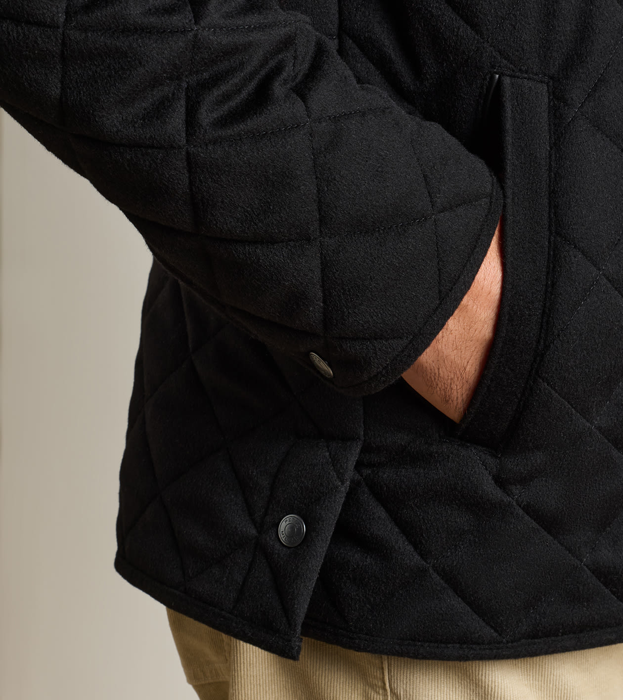 25th Anniversary Cashmere Suffolk Jacket in Black - Alternate Image 3
