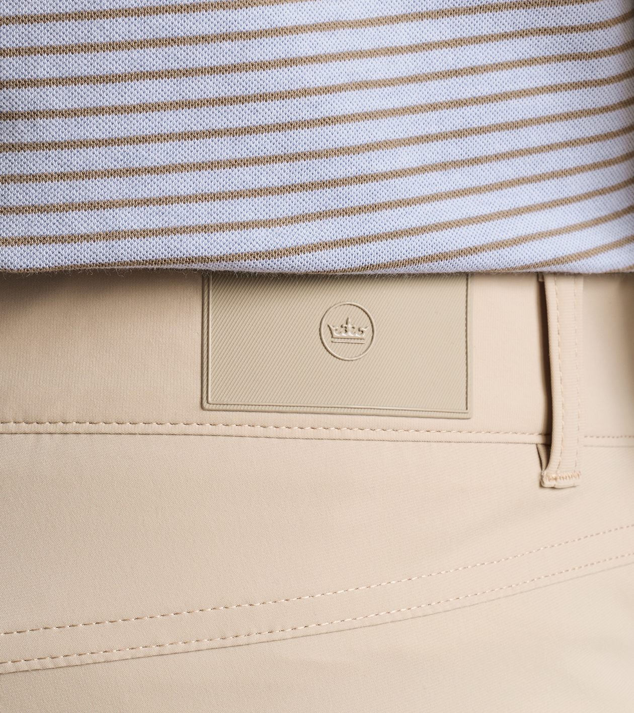 Bingham Performance Five-Pocket Trouser in Khaki - Alternate Image 3