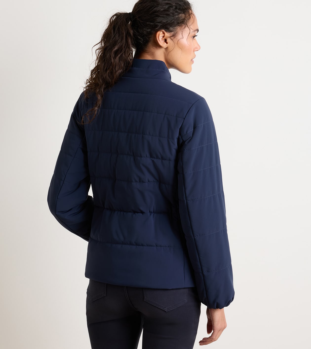 Robinson Air Quilted Jacket in Dark Navy - Alternate Image 2