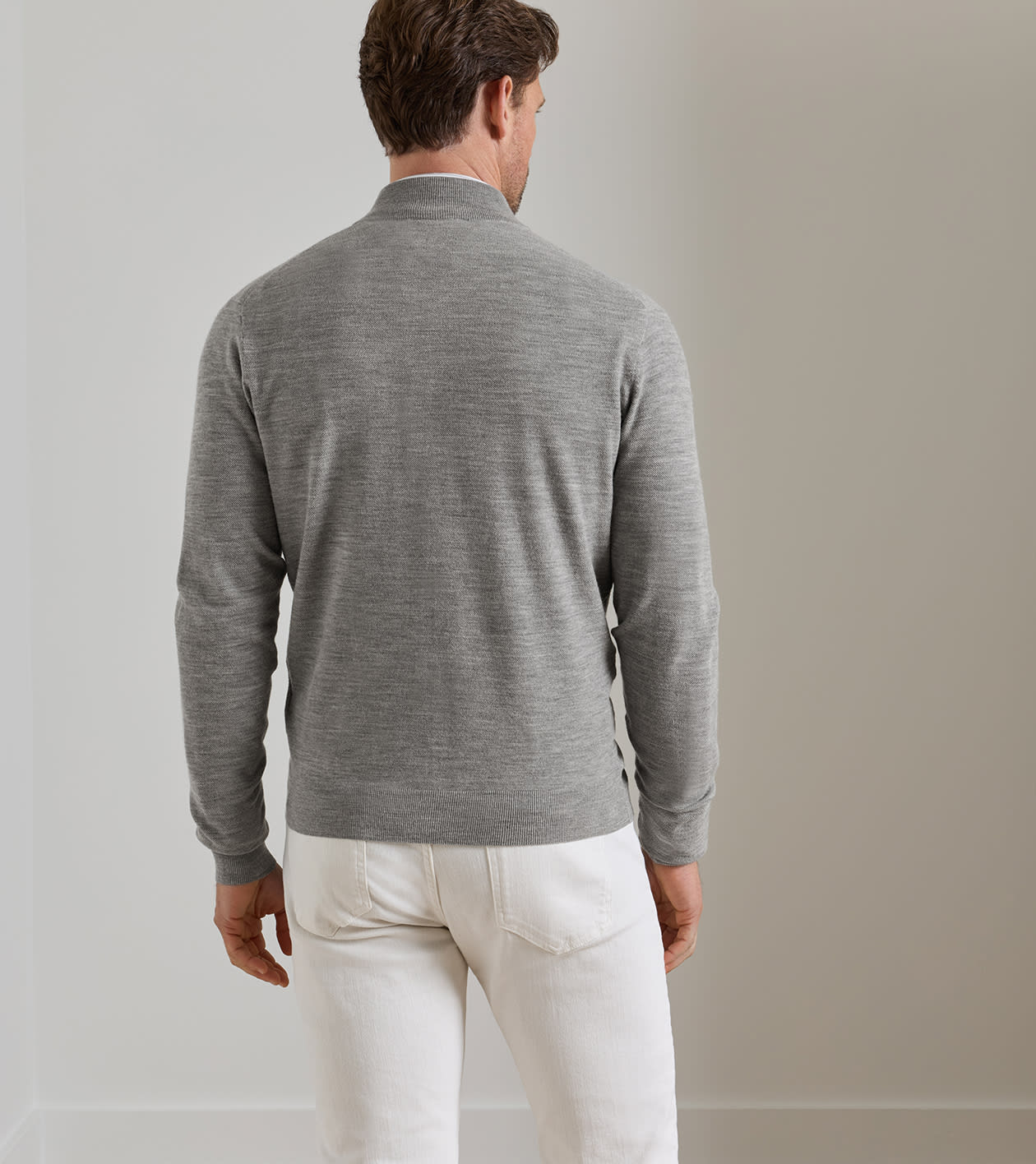 Excursionist Flex Full Zip Sweater in Gale Grey - Alternate Image 2