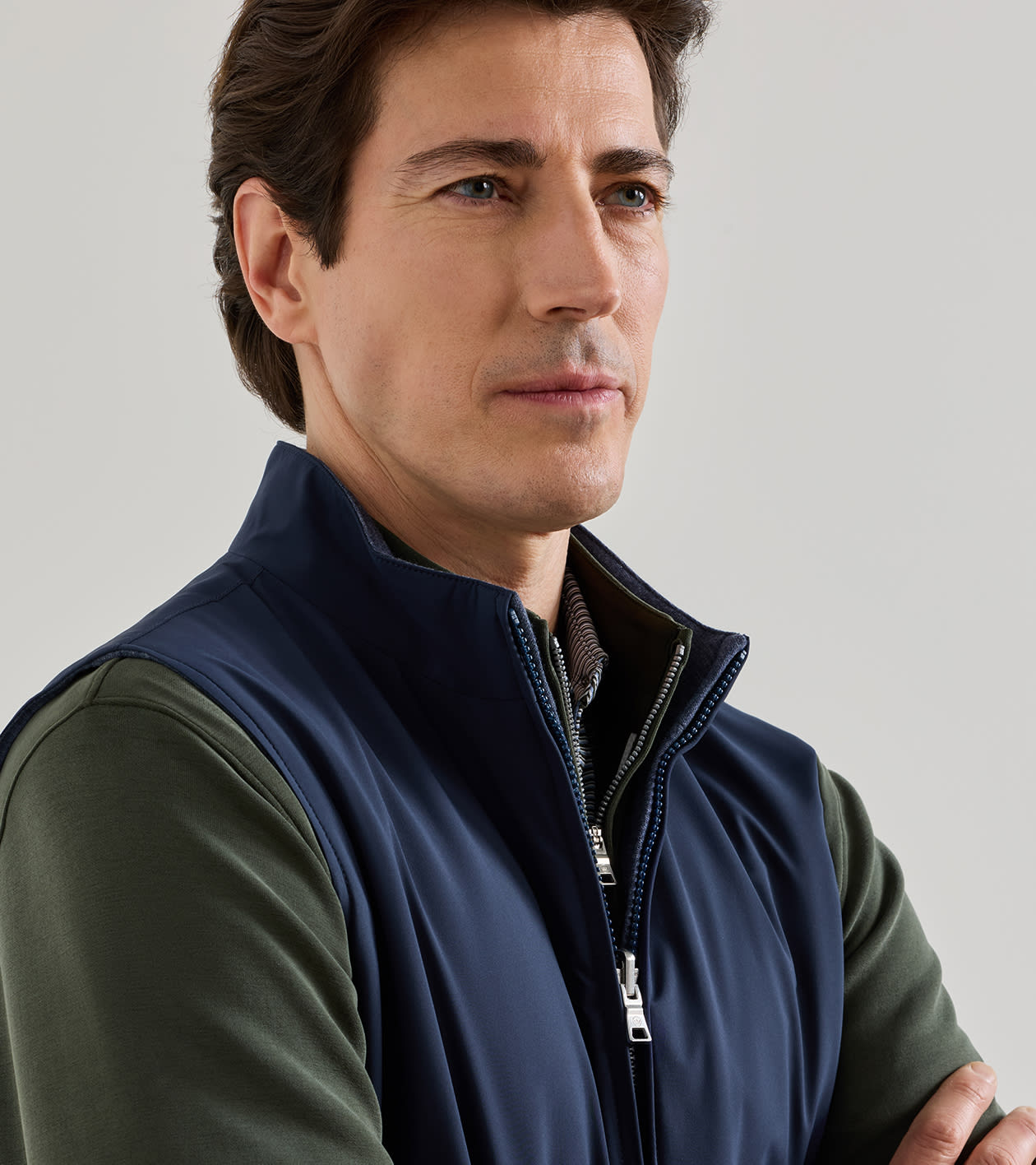 Ryder Reversible Vest in Navy - Alternate Image 5