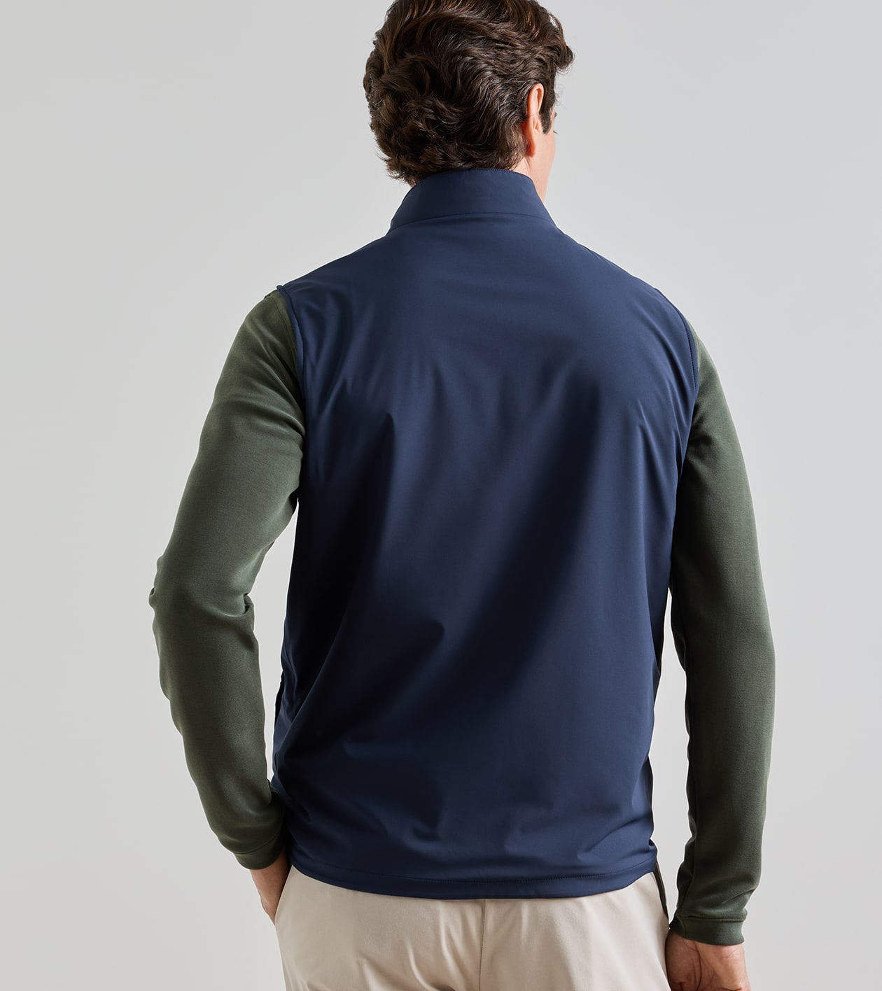 Ryder Reversible Vest in Navy - Alternate Image 2