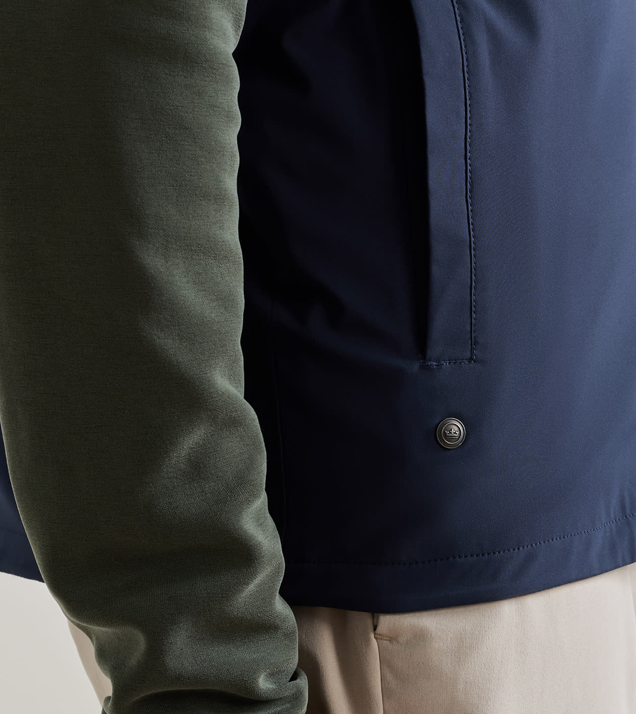 Ryder Reversible Vest in Navy - Alternate Image 3