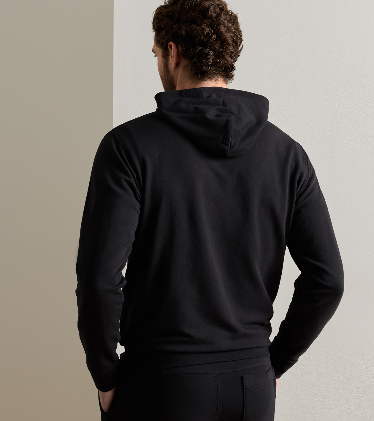 Oasis Pullover Hoodie in Black - Alternate Image 2