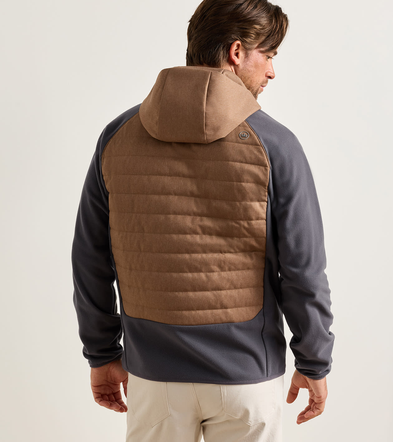 Parks Hybrid Hoodie Jacket in Dark Amber - Alternate Image 2
