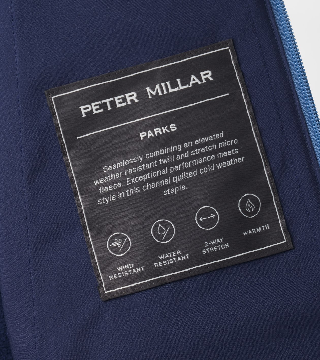 Parks Hybrid Hoodie Jacket in Navy - Alternate Image 6