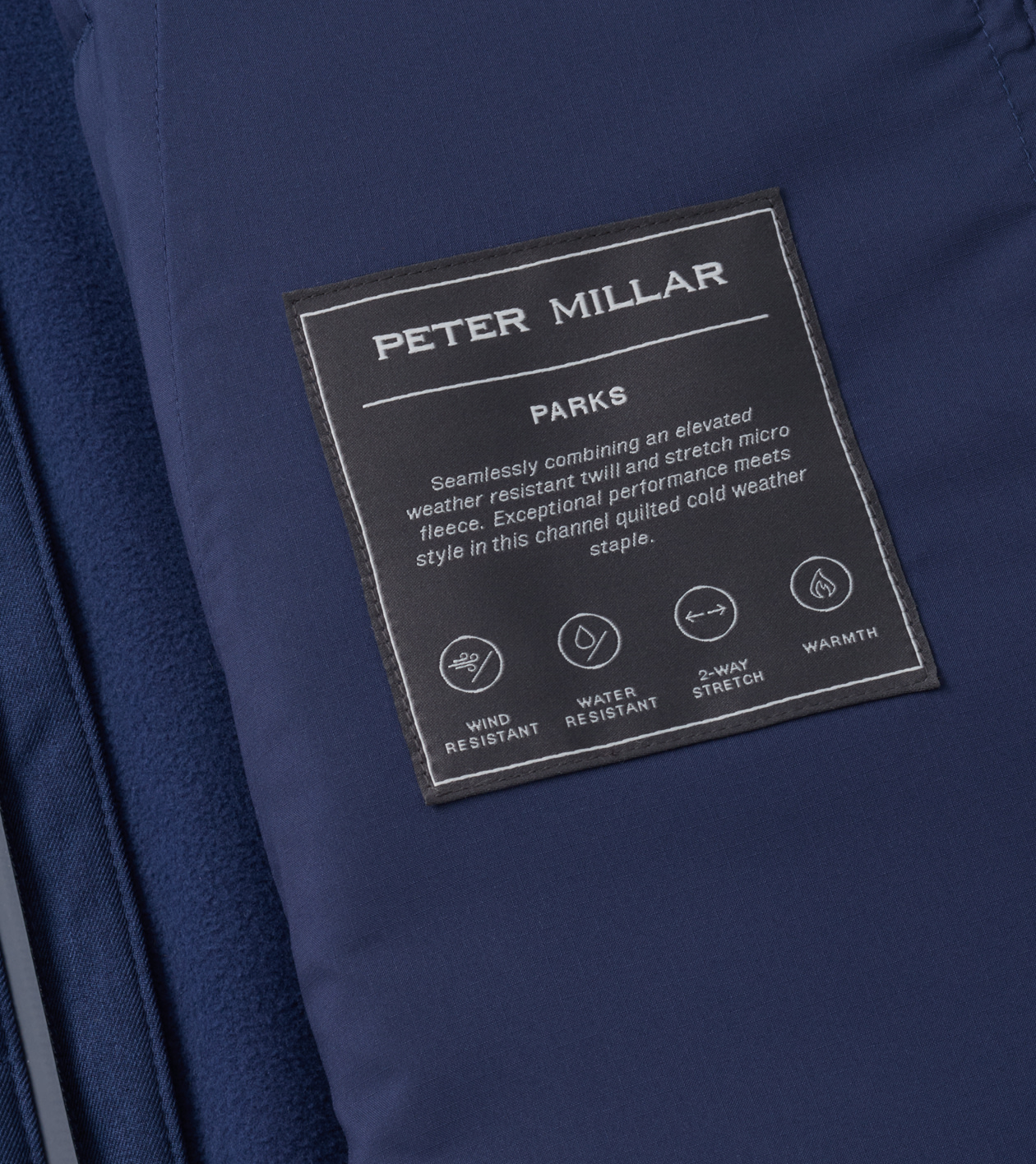 Parks Hybrid Vest in Navy - Alternate Image 6