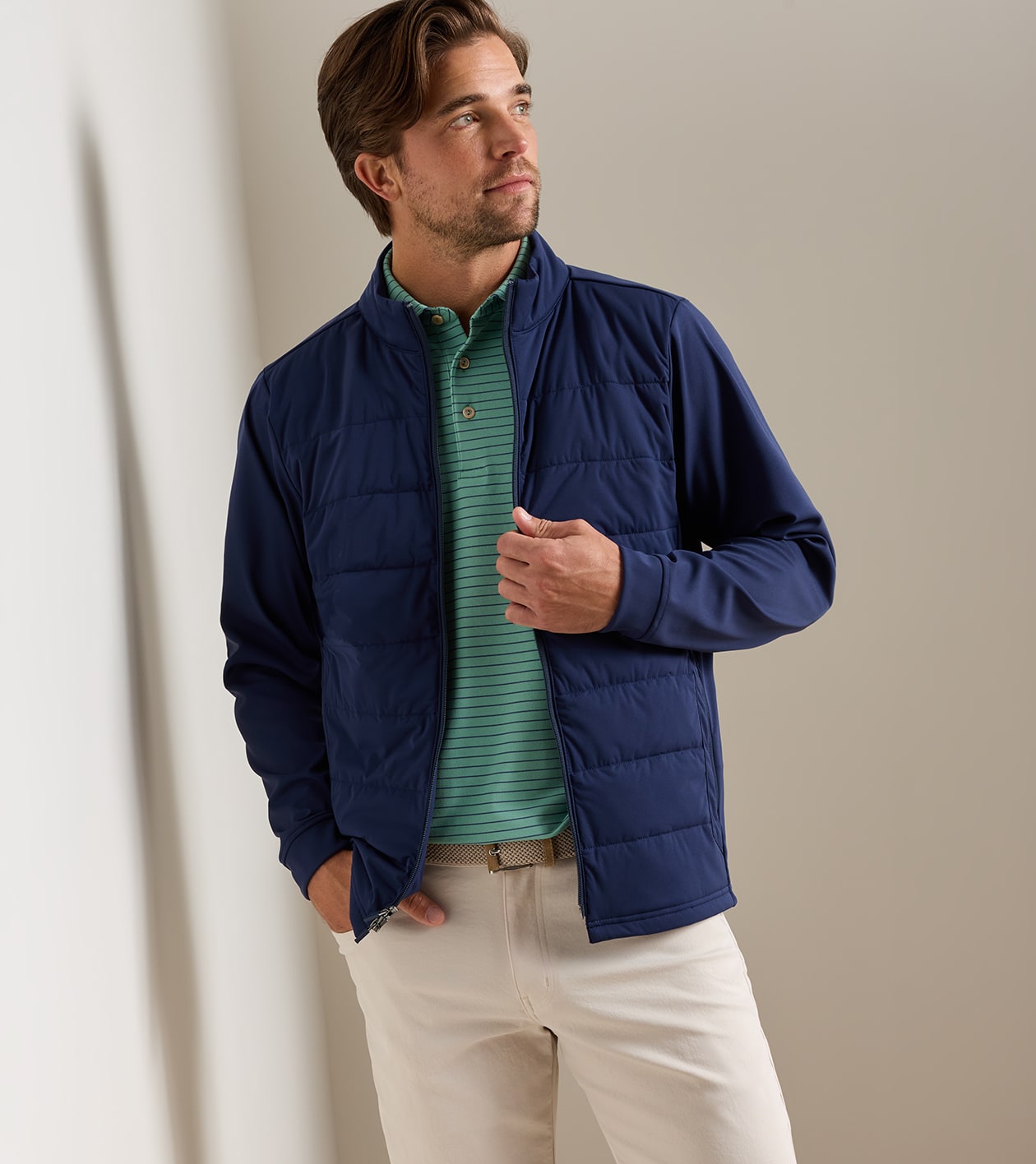 Merge Hybrid Jacket in Navy - Alternate Image 1
