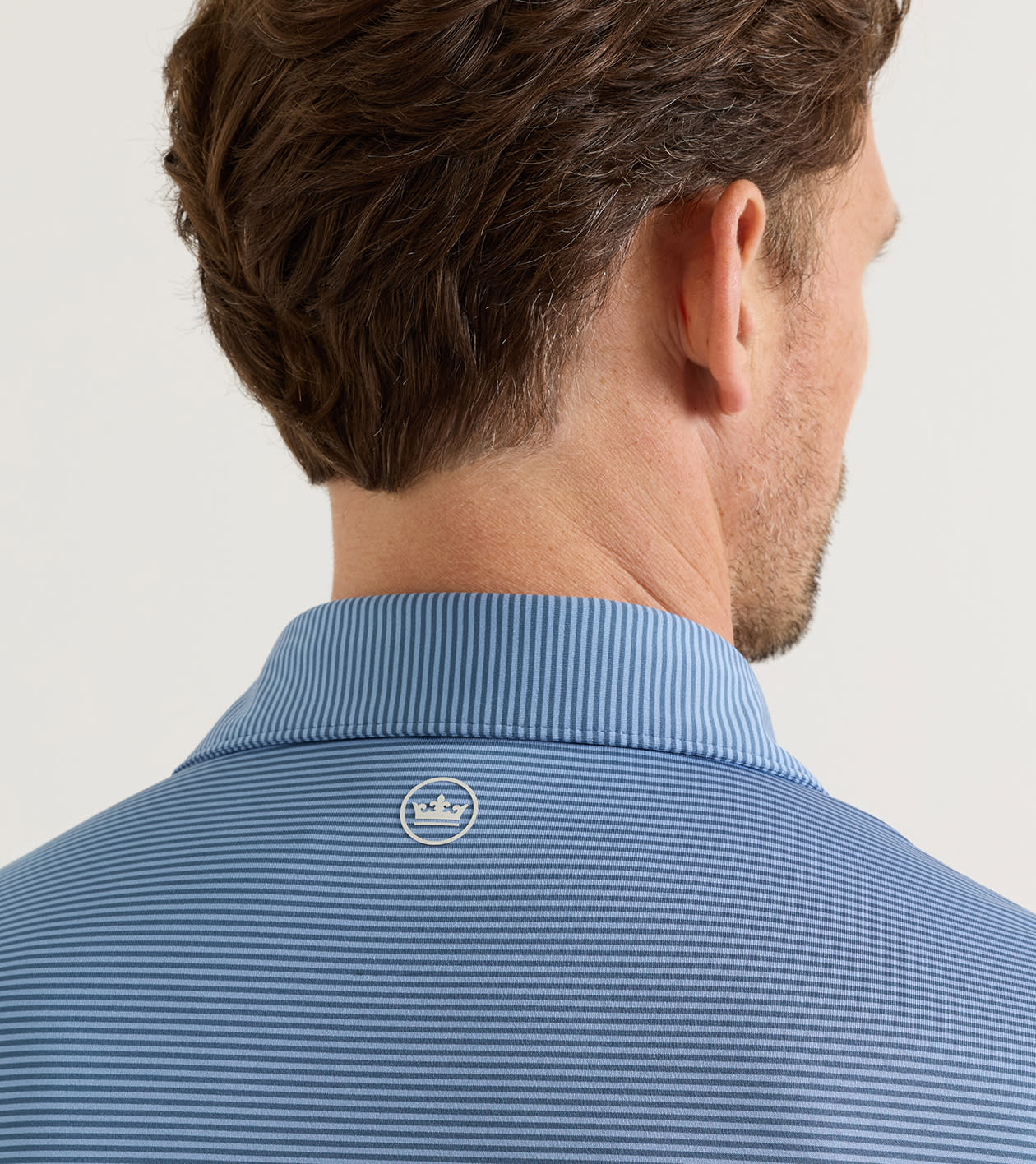 Cadenza Performance Jersey Polo in CADET - Alternate Image 3