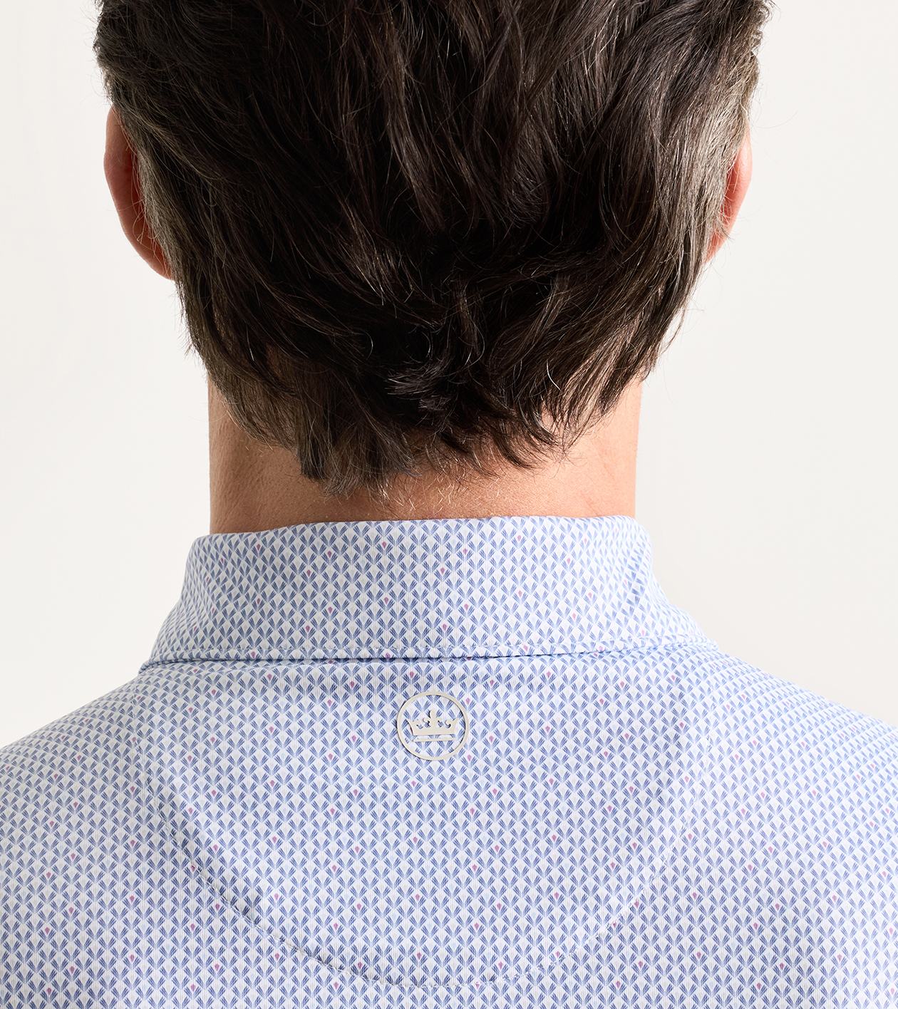 Ridgecrest Performance Jersey Polo in White - Alternate Image 3