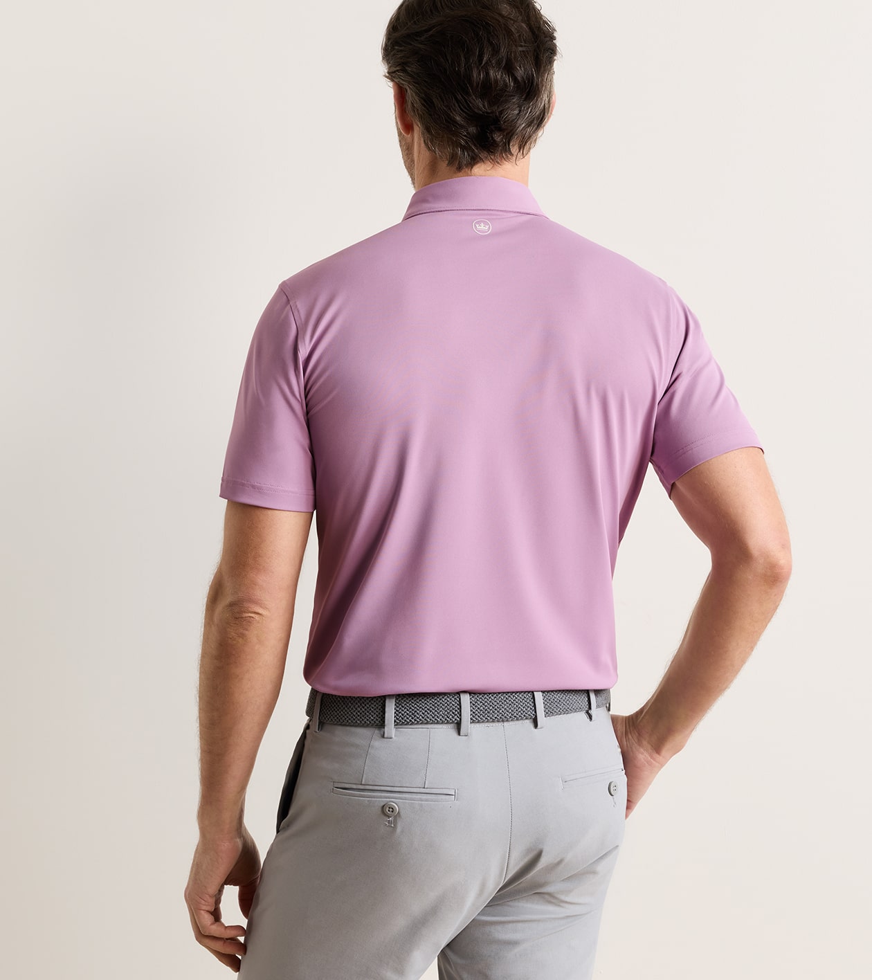 Soul Performance Mesh Polo in SOFT ORCHID - Alternate Image 2