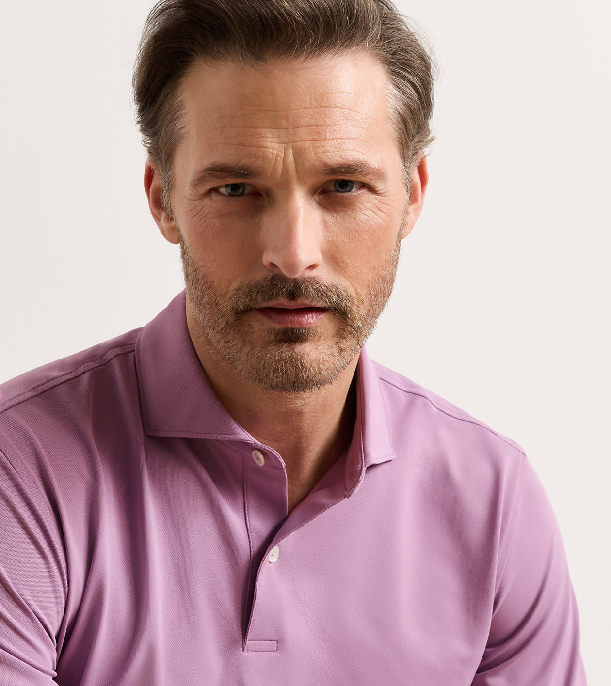 Soul Performance Mesh Polo in SOFT ORCHID - Alternate Image 4