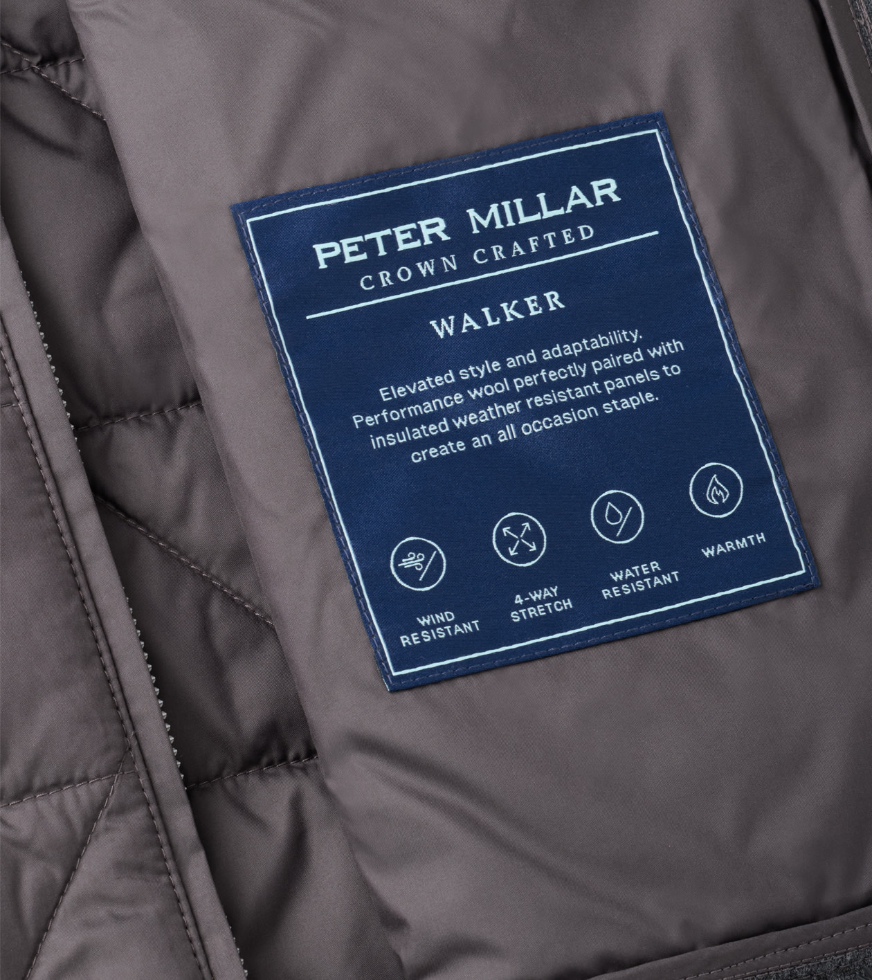 Walker Hybrid Jacket in IRIDIUM - Alternate Image 5