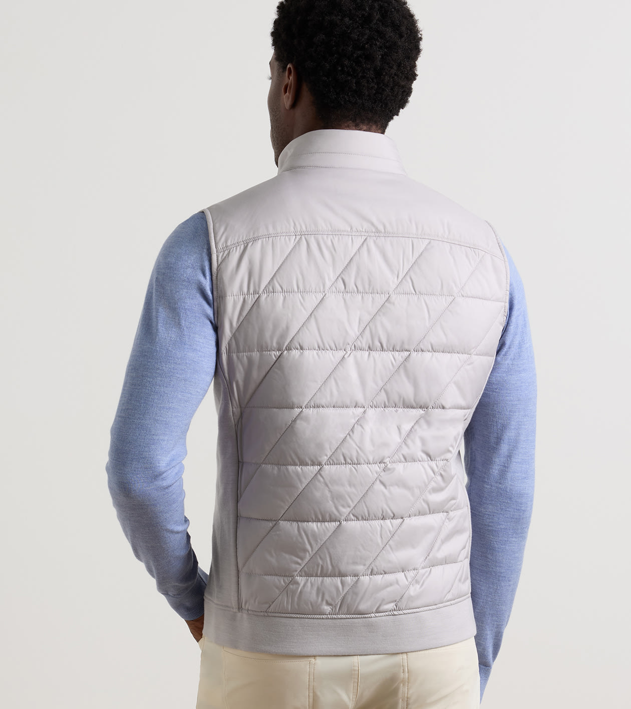 Walker Hybrid Vest in SILVER STRAND - Alternate Image 2