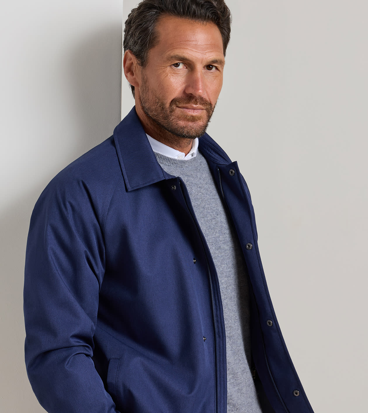 Maddox City Coat in Navy - Alternate Image 4